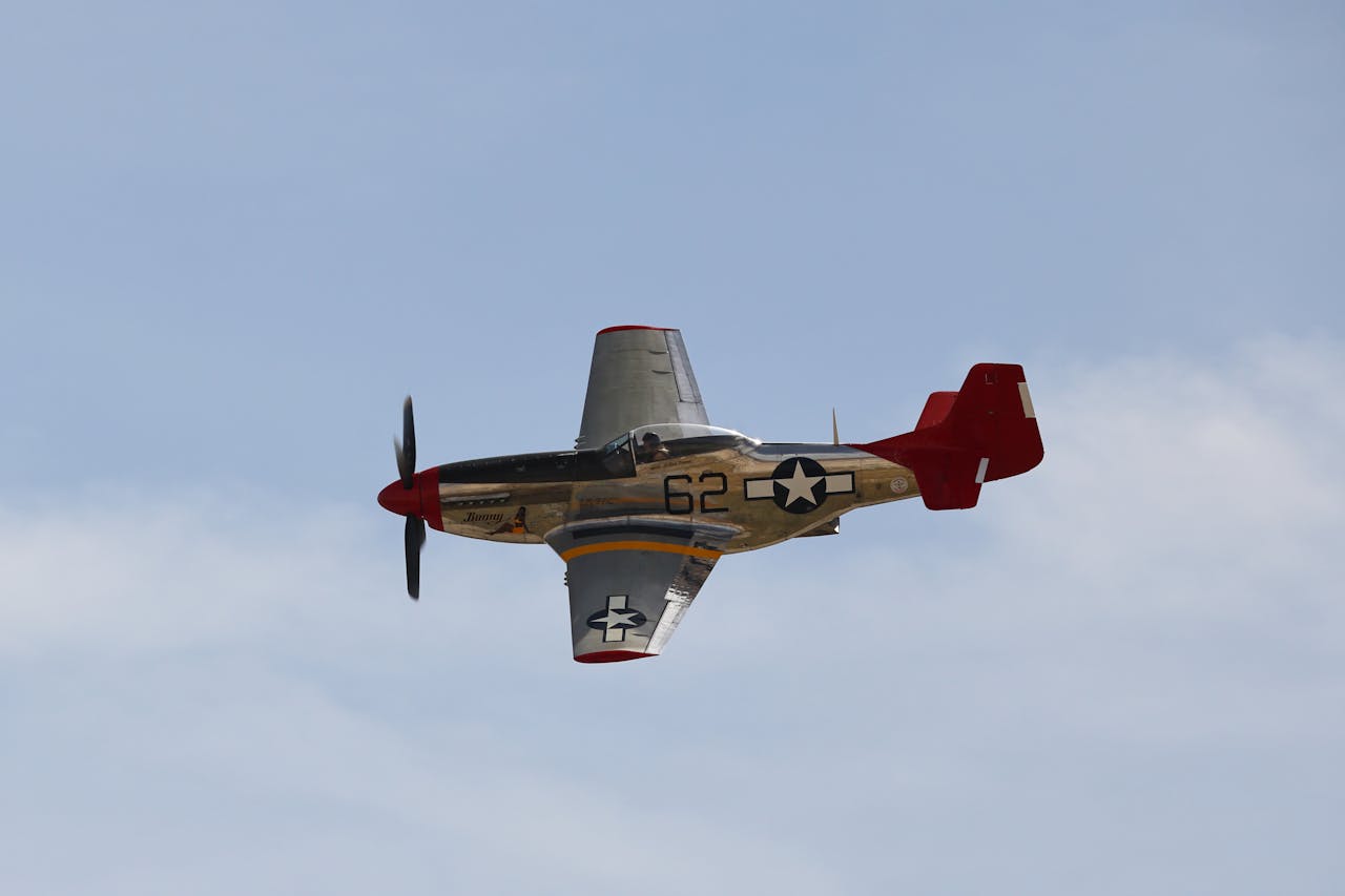 gallery-4 Historic P-51 Mustang flies at March Air Reserve Base air show.